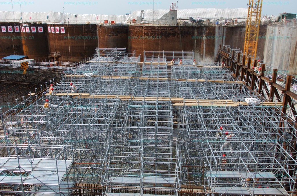 盤扣腳手架為什么在建筑之中如此盛行？